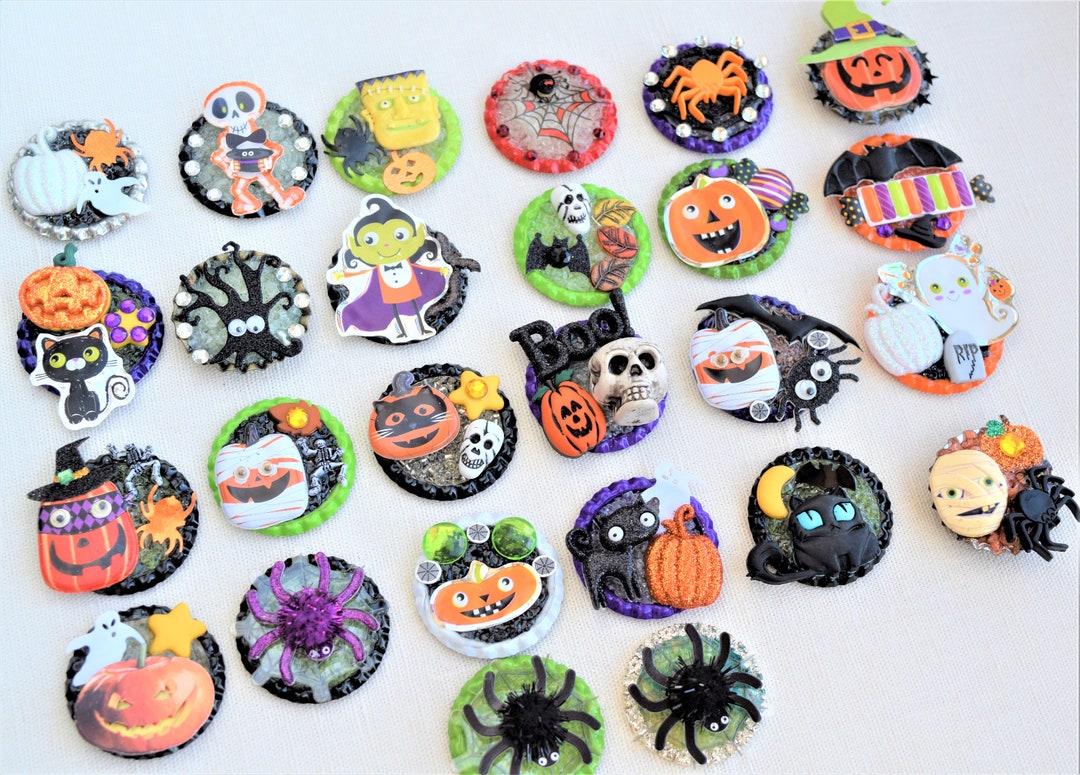 Some Glow in the Dark! 3D Halloween Pin, Magnetic Pin Back, Magnets ...
