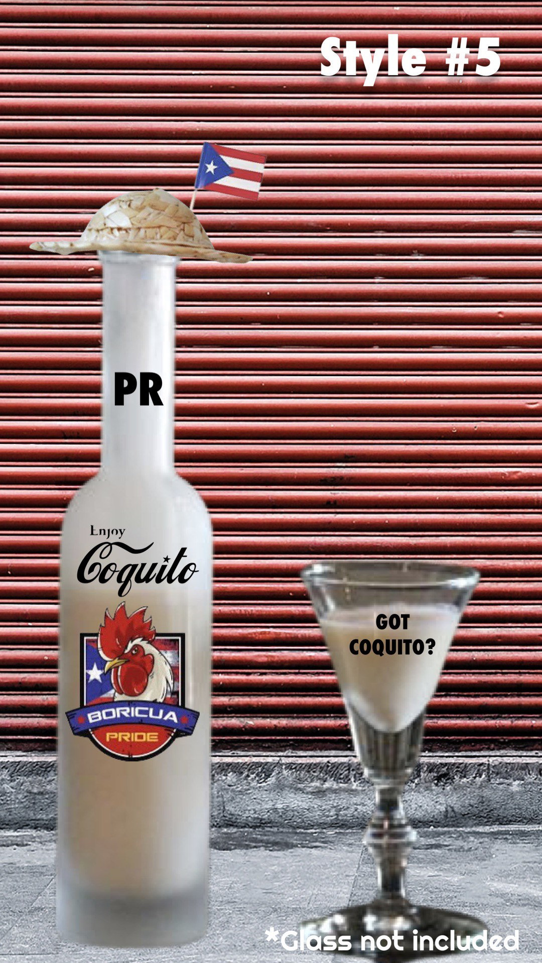 Puerto Rico Decorated Boricua Bottle Liquor Bottle Puerto Etsy