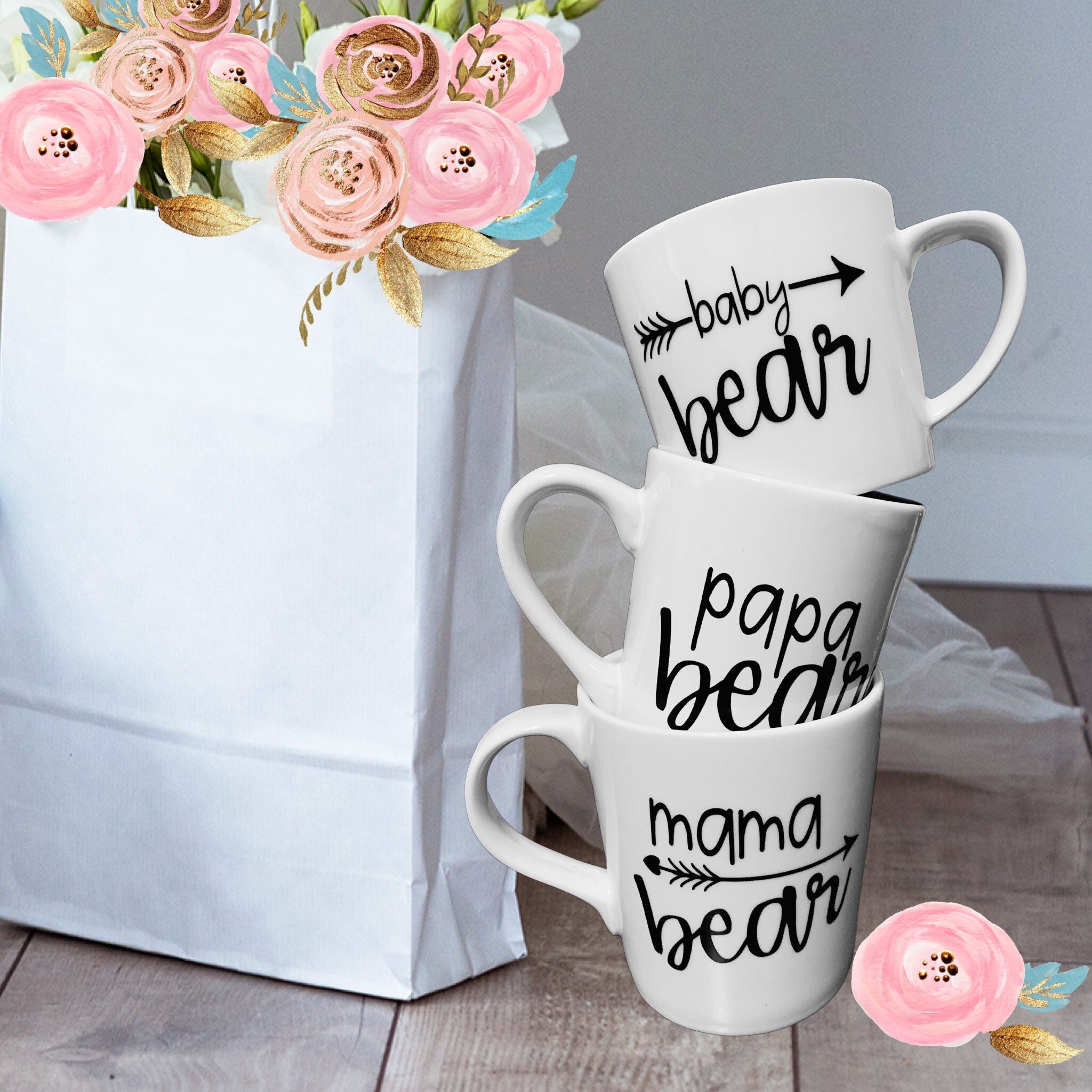 Custom Mama Bear Mug with Kids' Names - Personalized Mother's day Gifts  from Daughter or Son, Mama B…See more Custom Mama Bear Mug with Kids' Names  