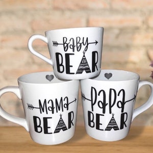 Mama Bear Coffee Mug - Coastal Kitchen Decor - California Seashell Co