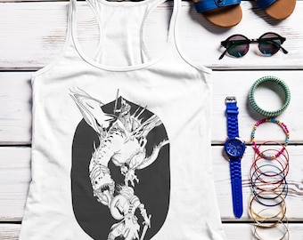 Eowyn Fighting the Witch King - I Am No Man - LOTR Women Tank Top