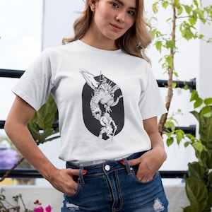 Eowyn & the Witch King - Unisex heavy cotton tshirt (UPDATED)