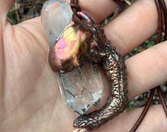 Dragons Keep, crystal talon necklace