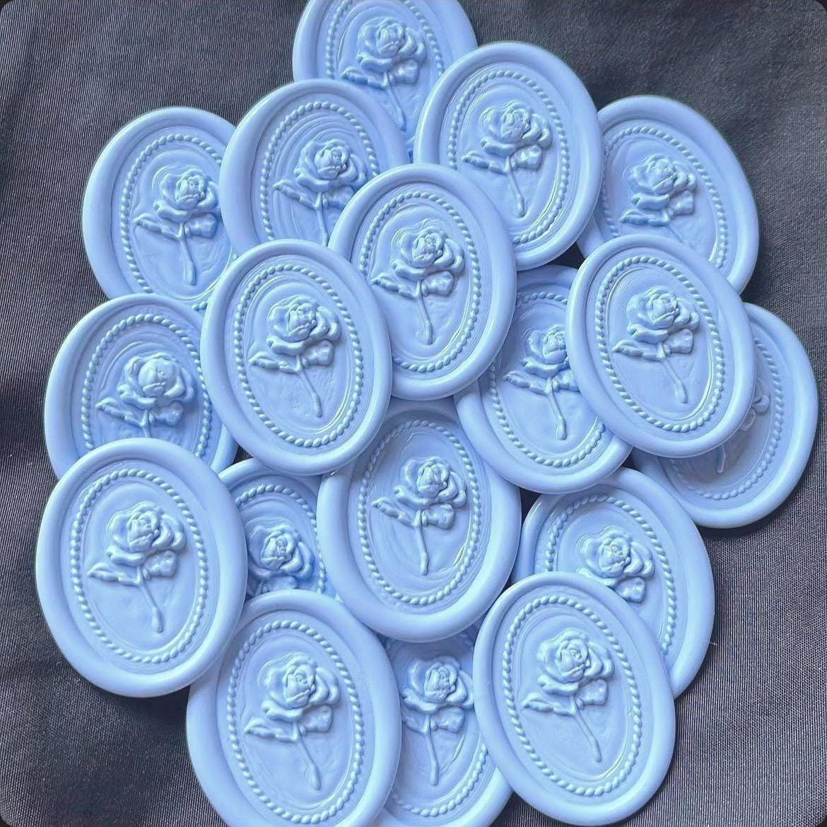 Rose wax seal stamps, white rose seal, rose wax seal, floral wax seal, botanical wax seal, white rose stamp, rose envelope stamp, wax stamps
