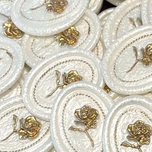 Timbres de cire rose, cachet de rose blanche, cachet de cire rose, cachet de cire floral, cachet de cire botanique, timbre rose blanche, timbre enveloppe rose, timbres de cire