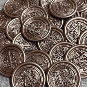 Initial Wax Seals, Initial wax stamp, Letter initial seal, letter wedding invitations, Letter envelope seal, wedding letter seals, envelope