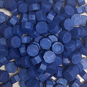 Blue wax beads, blue sealing wax, blue wax stamp, green wax beads, blue wax sealing stamp