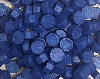 Blue wax beads, blue sealing wax, blue wax stamp, green wax beads, blue wax sealing stamp
