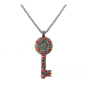 Leo Womens Pendant Necklaces Key Zodiac Sign Necklace - July August Birthdays Gifts for Her - Horoscope Sign Jewelry - Birth Sign Necklace
