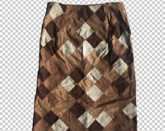 hanya patchwork leather and suede boot