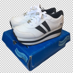 Monarquía Sano Desviación Sz 8.5 Skechers Platform Glitter Sneakers // 90s Bratz - Etsy España