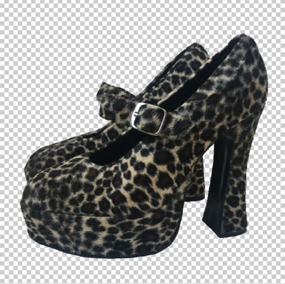 leopard mary janes