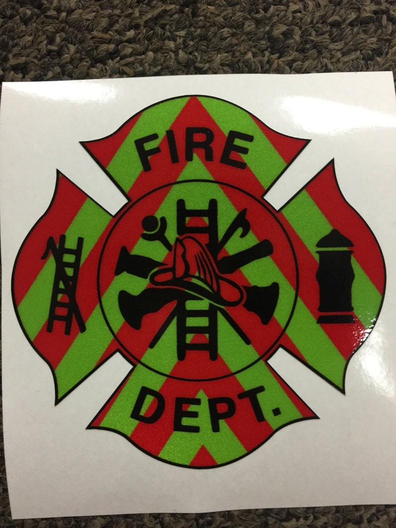 Firefighter Star of Life Paramedic EMT EMS Decal Sticker Fire Etsy