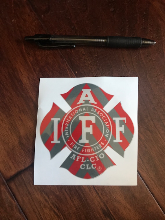 /"FIRE/" DEPARTMENT Firefighter Chevron Reflective 3M Vehicle Sticker Decal