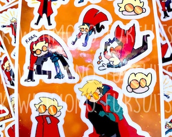 Critter Vash Trigun Sticker Sheet