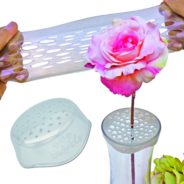 Budable Flower Arranger set of 3, Budable craft organizer, floral supplies, flower frog stem holder