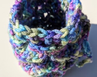 Crochet Dragonscale Dice Bag