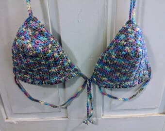 Crochet Bikini Top (Small)