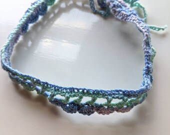 Crochet Mermaid Themed Choker Necklace