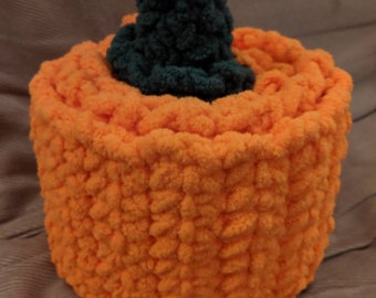 Crochet Pumpkin Scarf