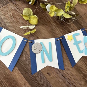 Space Birthday Decorations, Space 1st Birthday High Chair Banner, First Trip Around The Sun Birthday Party, Astronaut Birthday Banner