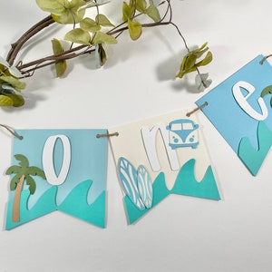 The Big One Surf Birthday, First Birthday the Big One Highchair Banner, Boy First Beach Party, First Wave Birthday, Surfing First Birthday