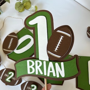 First Down Birthday, First Down Football Cake Topper, Rookie Year Birthday, Football Rookie Year, Football first 1st Birthday