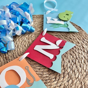 Fishing Birthday Decorations, High Chair Banner Decoration, Fish Decoration Birthday, Ofishally One Birthday Party, 1st Birthday Ideas