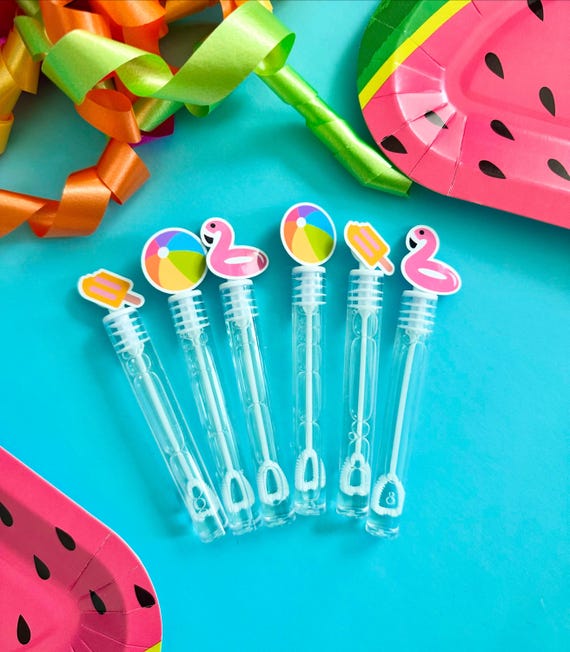Summer Bubble Wand Party Favors, Party Favors Bubble Wands, Mini