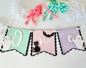Spooky One Halloween Birthday Banner, Spooky One Birthday, Halloween Birthday, Spooky One 1st Birthday, Spooky Season