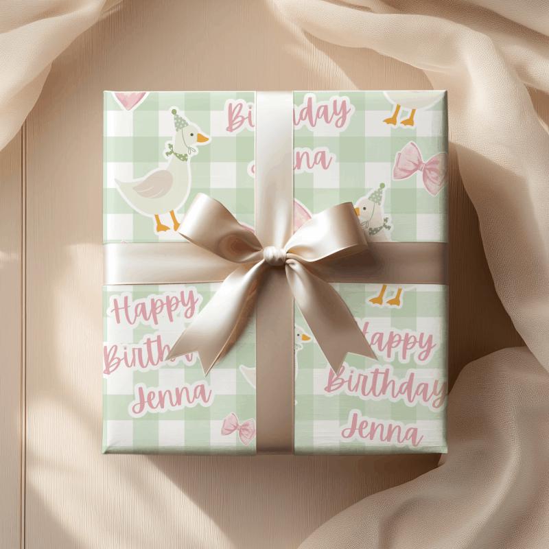 Ribbon Gift Wrapping Ideas For 1st Birthday One Goose Birthday