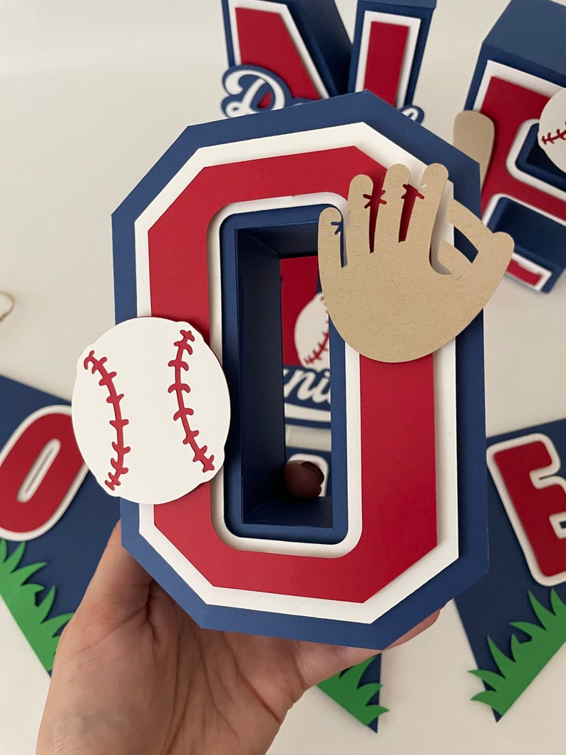 Rookie of the Year One Letter Set Baseball Letters Rookie of Etsy