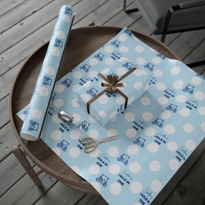 Golfen 1e verjaardag aangepaste cadeauverpakking, eerste feestvarken golfcadeaupapier, eerste golfverjaardag, hole-in-one eerste verjaardag golfverpakking afbeelding 5