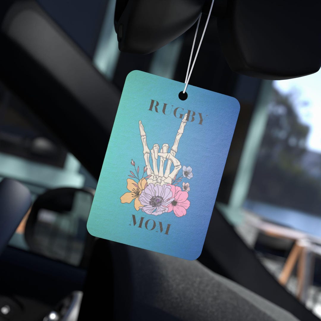 Rugby Mom Skeleton Hand Air Freshener - Etsy