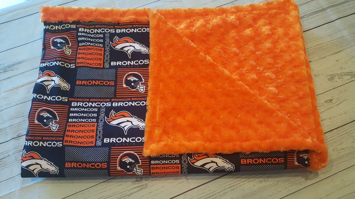 NFL Minky Blankets Etsy