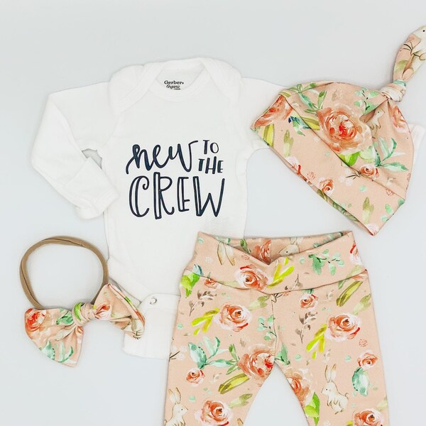 Newborn Girl Coming Home Outfit Etsy