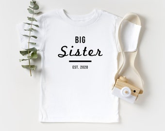 Big sister shirt / bib sister announcement / big sister gift / sibling shirt set / big sister little sister / big sister shirt toddler