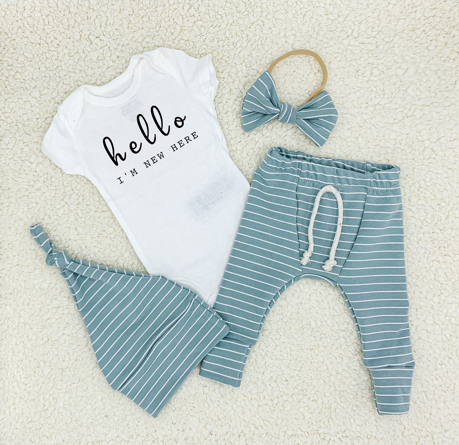 Hospital Outfit for Newborn Hospital Outfit Gender Neutral Etsy