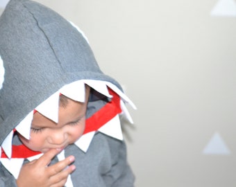 One-piece shark costume, toddler shark costume, shark Halloween costume, boy shark costume, baby shark costume, halloween costume baby shark