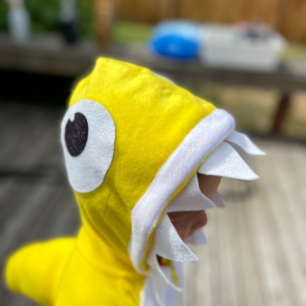 Yellow baby shark costume, baby shark halloween costume, toddler shark costume, yellow shark costume, baby shark halloween costume yellow