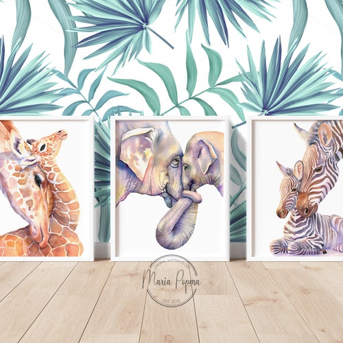 Jungle Nursery Decor Animal Nursery Prints Quote Nursery Etsy Canada