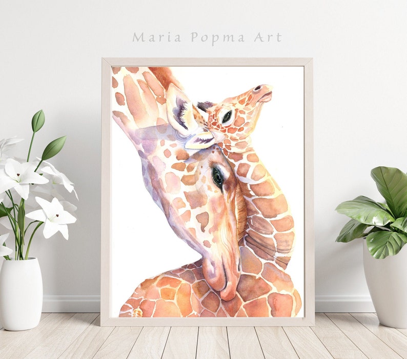 DIGITAL DOWNLOAD Safari Nursery Art Printable Elephant Zebra Affordable Baby Room Wall Decor Giraffe Lion Nursery Animal Print Set