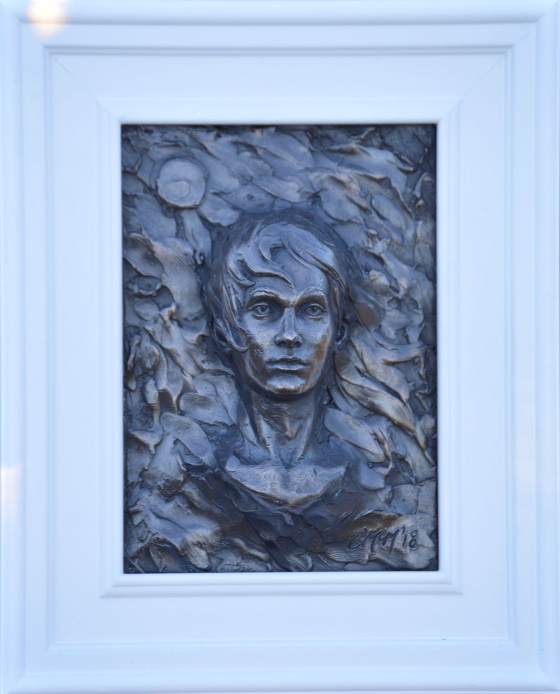 High relief wall sculpture