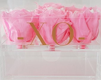 Rose Box Only  / Gift for her / Anniversary Gift / Engagement box / Bouquet Gift