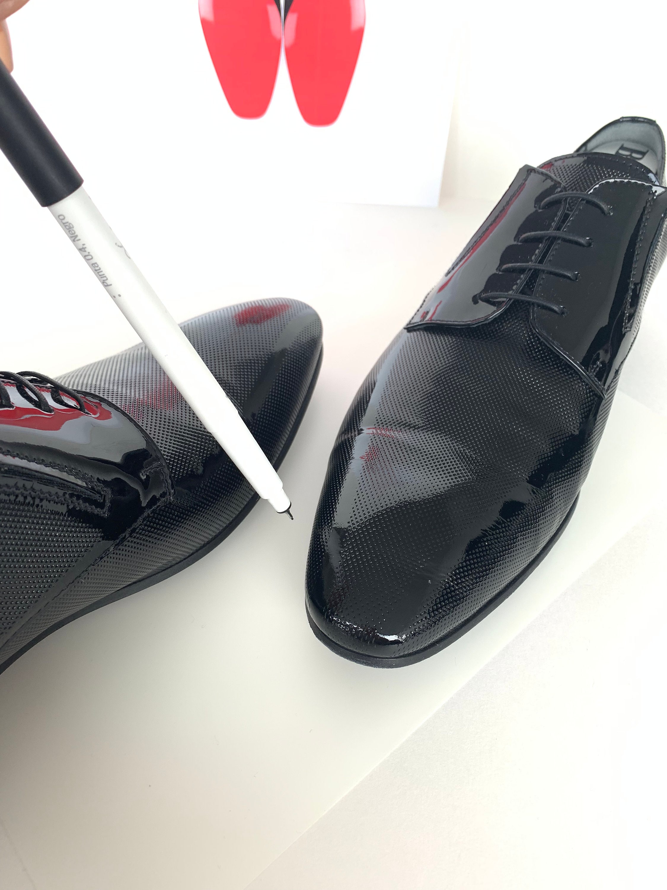 Men's Crystal Clear Red Bottom Sole Protector for Designer Louboutin Soles