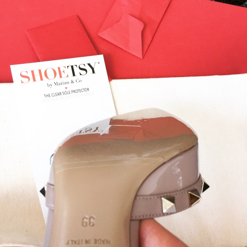 Crystal Clear Stiletto Sole protector for Designer and Etsy
