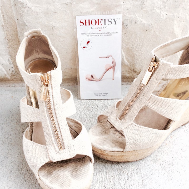 Clear Sandal Heel Protector From Toe Marks and Humidity Etsy