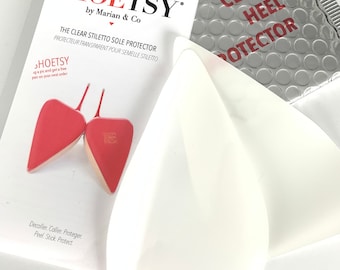 Crystal Clear Stiletto Sole protector for red bottom and designer soles