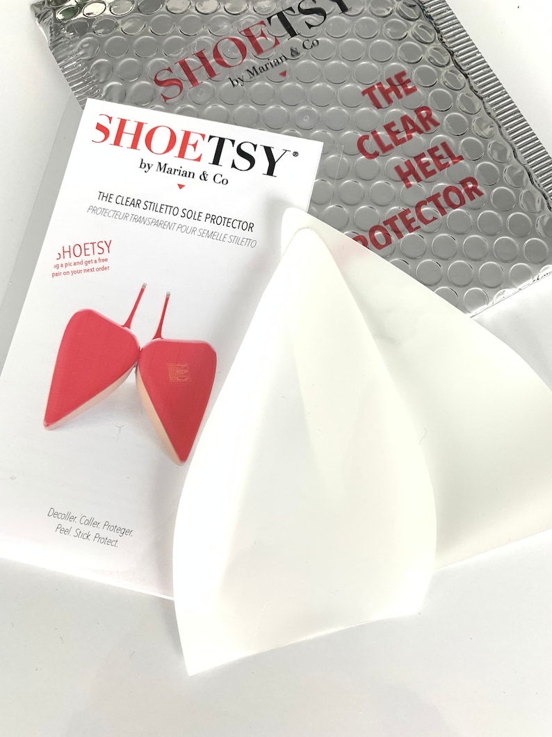 Free Trace Crystal Clear Sole Protector for Red Bottom and Designer