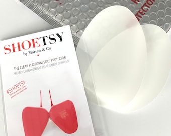 Crystal Clear Platform  Sole protector for Designer and Louboutin Sole High Heels